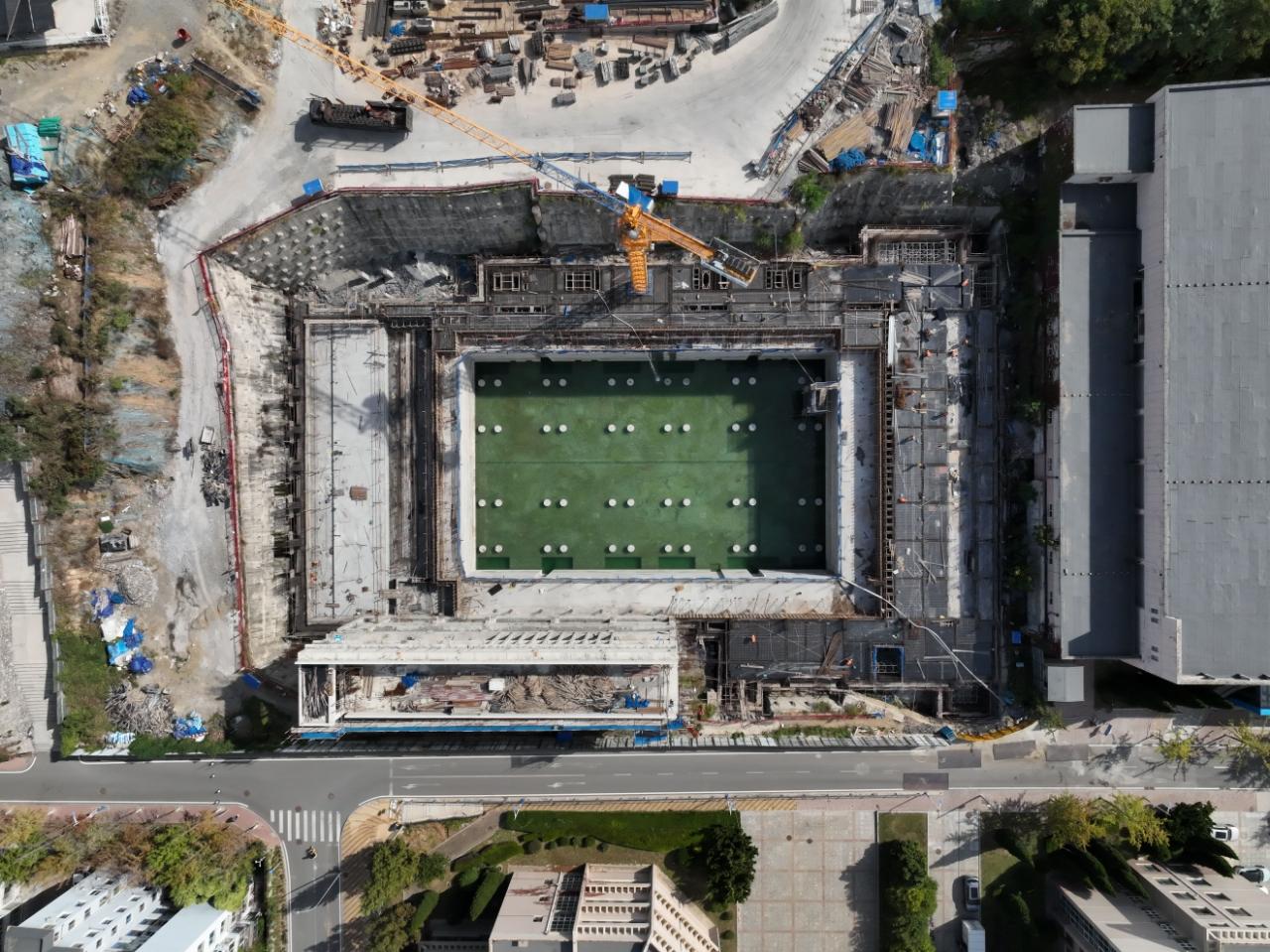 世界首座风浪流联合深水实验室主体结构全部完工(图3) 世界首座风浪流联合深水实验室主体结构全部完工(图3)